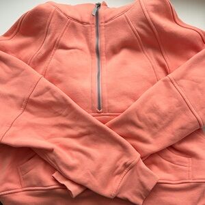 Coral Half-Zip Sweatshirt Amazon